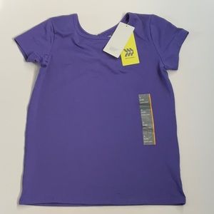 All in Motion toddler Girls short sleeve t-chirt blue size S‎ 6-6X